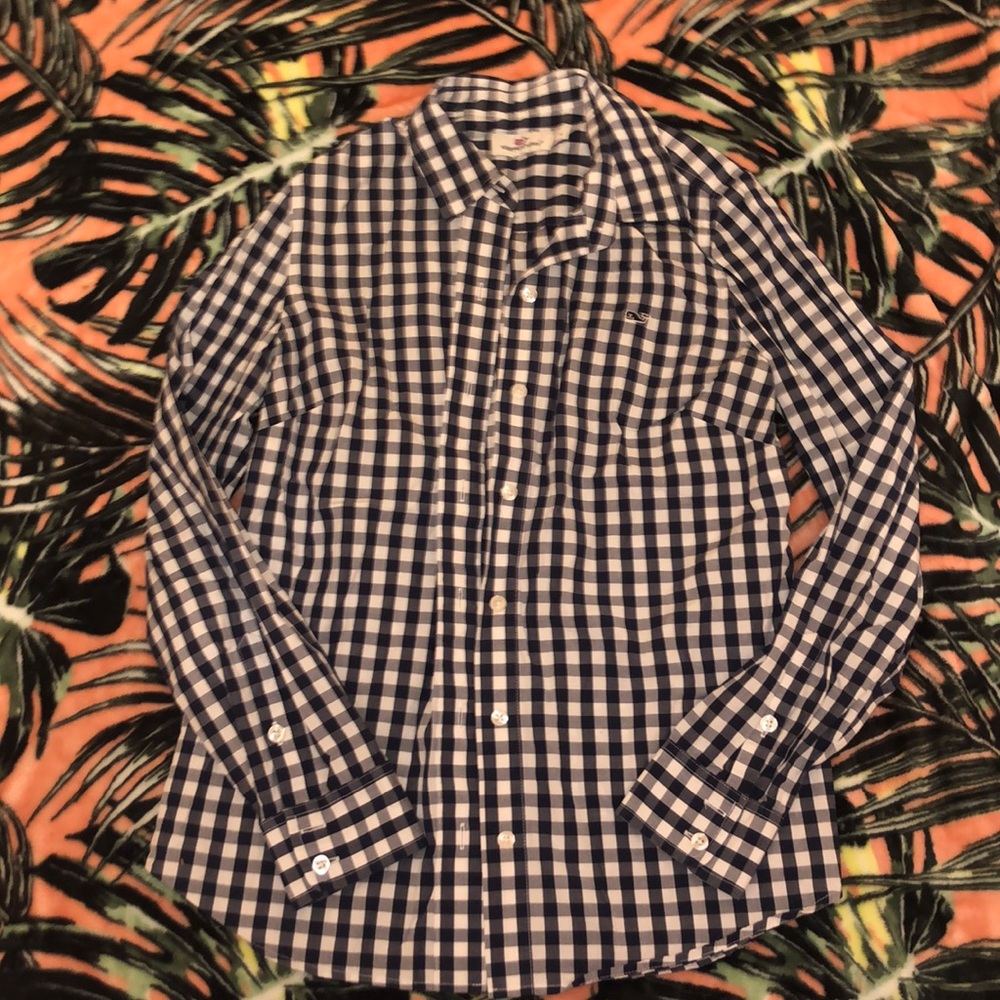 Vineyard Vines Plaid Long Sleeve Button Up Shirt